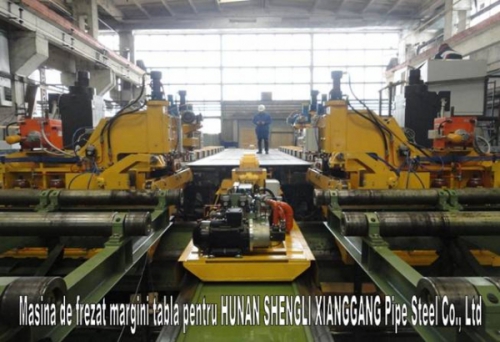 Sheet edge milling machine //HUNAN SHENGLI XIANGGANG Pipe Steel Co. Ltd