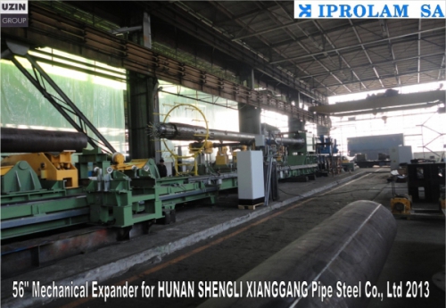 Mechanical pipes expander for 56&quot;  //HUNAN SHENGLI XIANGGANG Pipe Steel Co. Ltd